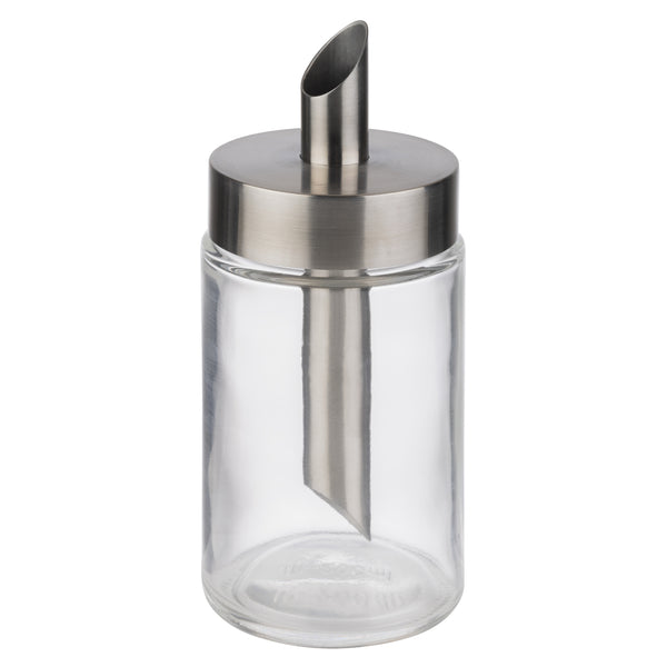 cukiernica; 200ml, 6x14.5 cm (ØxW); stal nierdzewna/transparentny; okrągły
