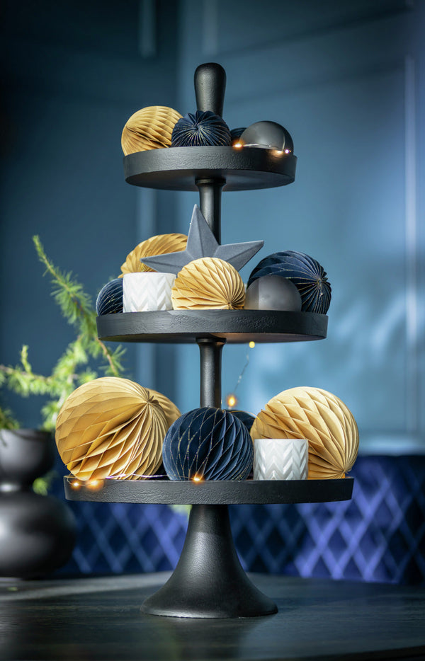 zawieszka dekoracyjna kula Honoka; 15 cm (Ø); złoto; 6 sztuka / opakowanie