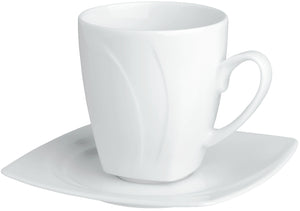 kubek Vilano; 300ml, 8.3x9.2 cm (ØxW); biały; okrągły; 6 sztuka / opakowanie