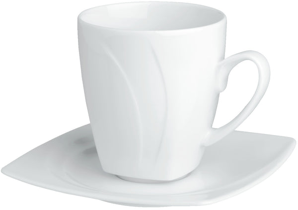 kubek Vilano; 300ml, 8.3x9.2 cm (ØxW); biały; okrągły; 6 sztuka / opakowanie