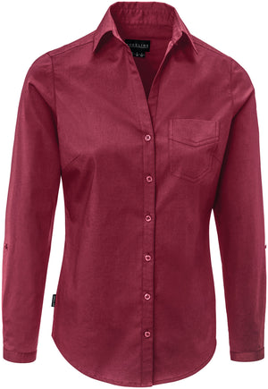 bluzka damska Mik długi rękaw; Kleidergröße 46; bordo