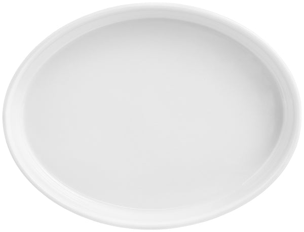 naczynie do zapiekania Base owalne; 750ml, 22.5x17x4 cm (DxSxW); biały; owalny; 4 sztuka / opakowanie