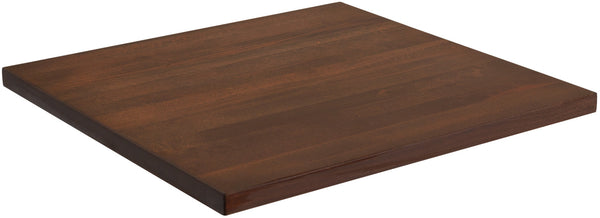 blat z drewna litego Kentucky lakierowany kwadratowy ; 60x60x3 cm (DxSxW); buk/tytoń bejcowany; kwadrat