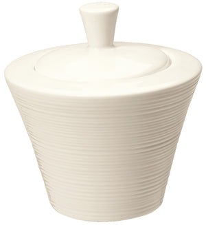 cukiernica Skyline z pokrywką; 300ml, 9.8x10 cm (ØxW); biel kremowa; okrągły; 6 sztuka / opakowanie