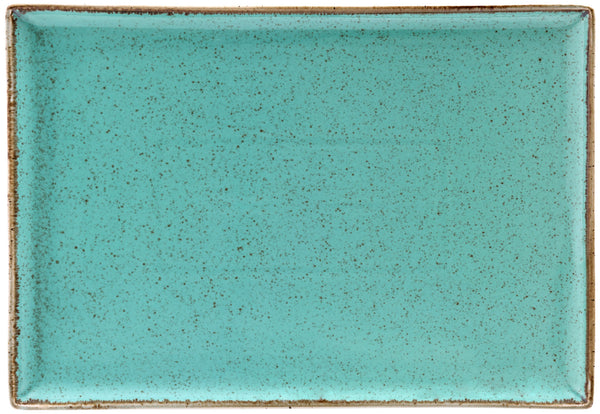 półmisek Sidina prostokątny; 35x26x2 cm (DxSxW); turkusowy; prostokątny; 2 sztuka / opakowanie