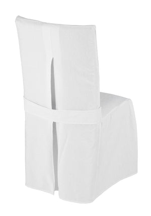 pokrowiec na krzesło Biella; 42x44.5x94 cm (SxDxW); biały