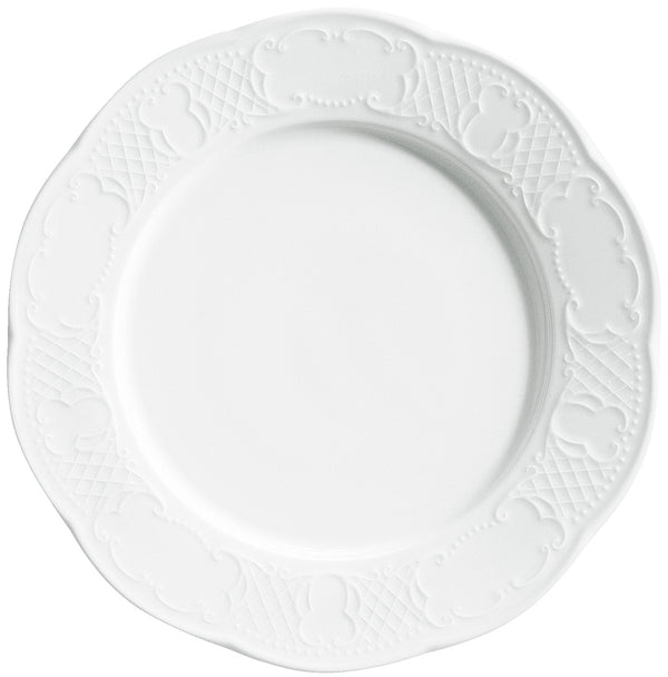 talerz płaski Menuett; 24.5 cm (Ø); biały; okrągły; 6 sztuka / opakowanie