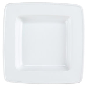 talerz głęboki Jazz; 310ml, 21.5x21.5x3.5 cm (DxSxW); biały; kwadrat; 4 sztuka / opakowanie