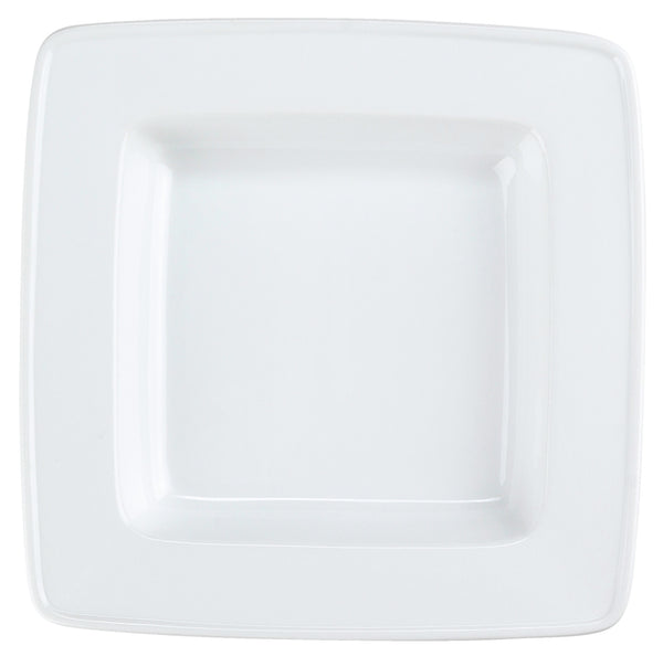 talerz głęboki Jazz; 310ml, 21.5x21.5x3.5 cm (DxSxW); biały; kwadrat; 4 sztuka / opakowanie