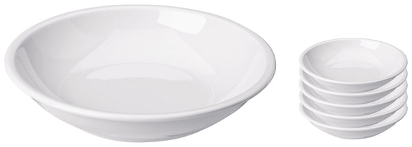 talerz głęboki Kora; 500ml, 19.5x3.5 cm (ØxW); biały; okrągły; 6 sztuka / opakowanie