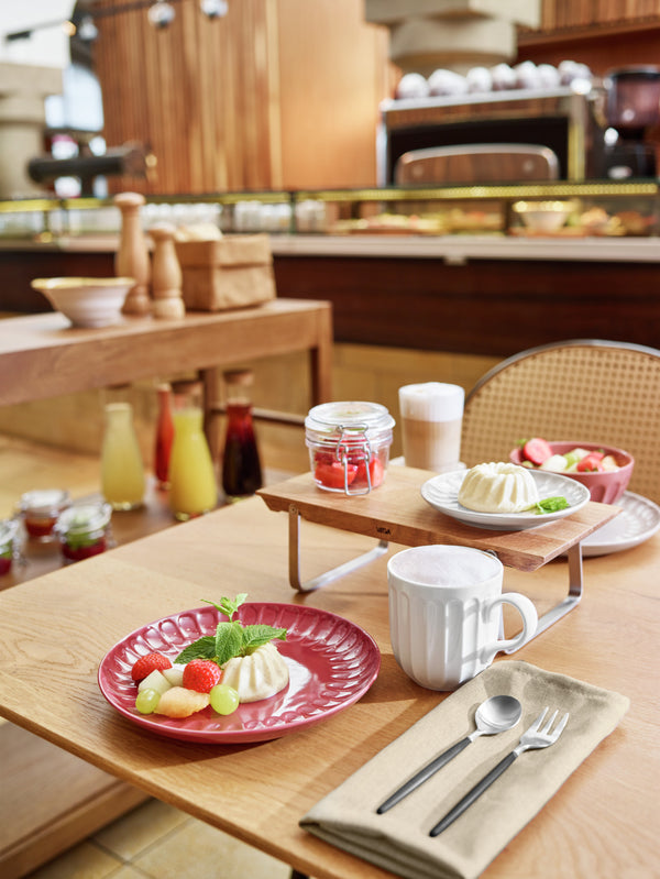 talerz płaski Bel Colore; 21.5 cm (Ø); czerwony; okrągły; 6 sztuka / opakowanie