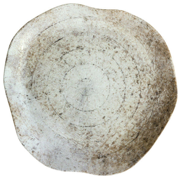 talerz płaski Gironia organiczny kształt; 23.5 cm (Ø); taupe; organiczny; 6 sztuka / opakowanie