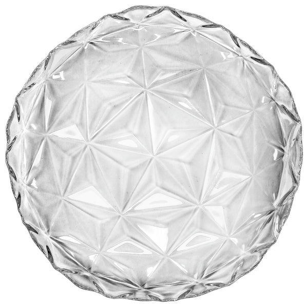 talerz płaski Estrella; 20x1.5 cm (ØxW); transparentny; okrągły; 6 sztuka / opakowanie
