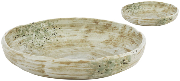 talerz głęboki Taoqi; 800ml, 21x4 cm (ØxW); brązowy/szary; okrągły; 2 sztuka / opakowanie