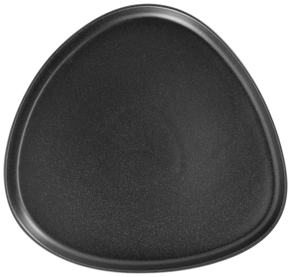 talerz płaski Masca organisch mit Rand; 20.7x19.5x2 cm (DxSxW); czarny; organiczny; 6 sztuka / opakowanie
