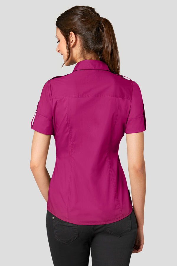 bluzka damska Kate krótki rękaw; Kleidergröße 42; jeżyna