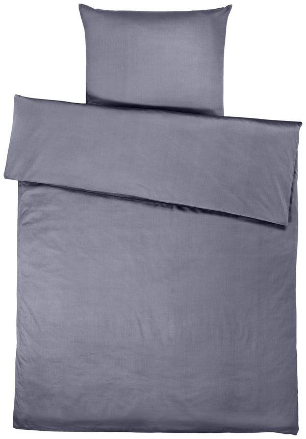 pościel Tokio; 135x200 cm (SxD), 80x80 cm (DxS); łupkowy szary