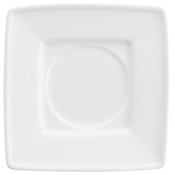 spodek do filiżanki do espresso Jazz; 11x11 cm (DxS); biały; kwadrat; 6 sztuka / opakowanie
