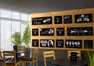 tablica Square; 40x40 cm (SxW); czarny