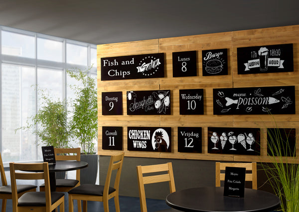 tablica Square; 40x40 cm (SxW); czarny