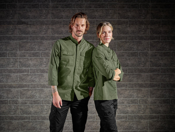 bluza kucharska damska Jannis; Kleidergröße 42; oliwka