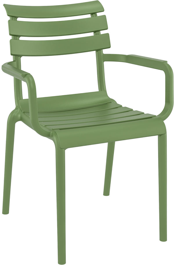 Stuhl Helen mit Armlehne; 58x59x84 cm (SxGxW); oliwka; 4 sztuka / opakowanie