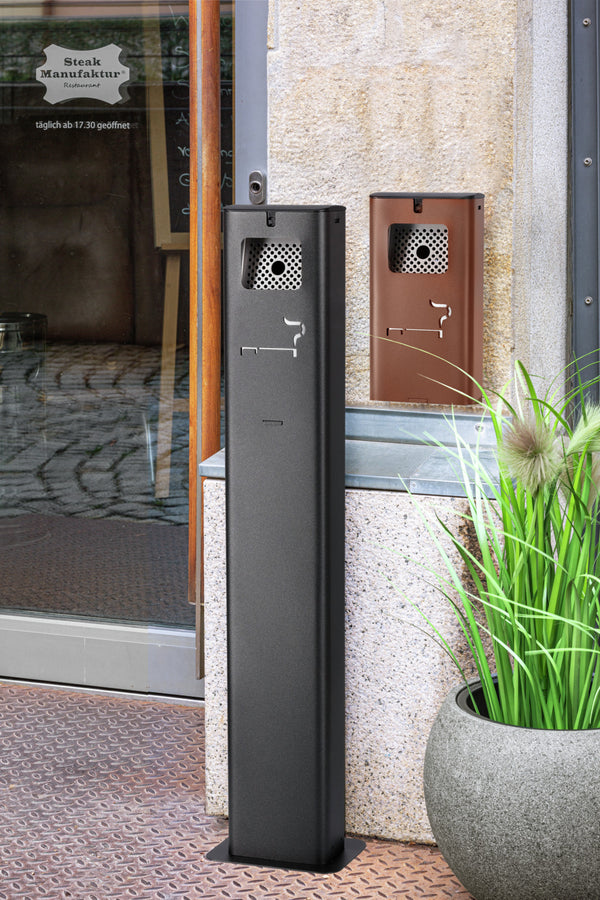 17.5x106x12 cm (SxWxG); antracyt; prostokątny