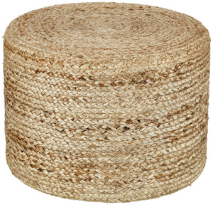 Sitz-Pouf Jafar; 50x35 cm (ØxW); brązowy