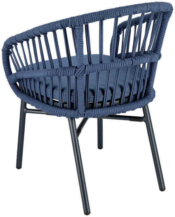 Stuhl Pina; 56x61x77 cm (SxGxW); niebieski; 2 sztuka / opakowanie