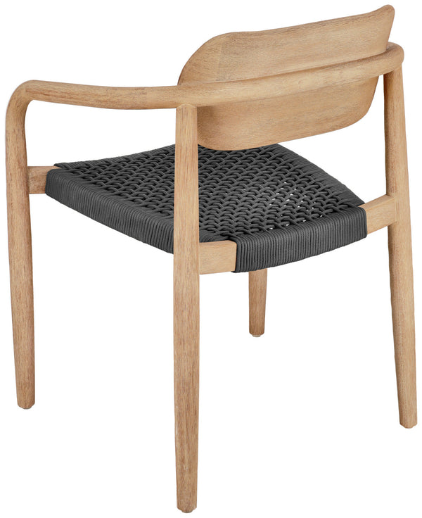Stuhl Mando; 56x49x76 cm (SxGxW); siedzisko antracyt, stelaż naturalny; 2 sztuka / opakowanie