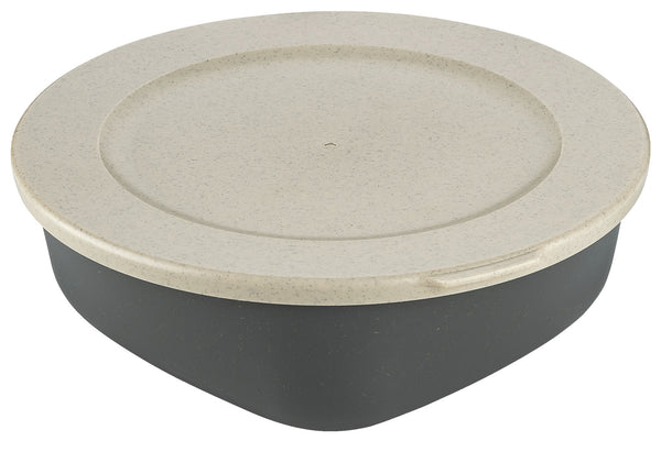 pojemnik do wielokrotnego użytku Connect Box; 1300ml, 21.3x20.7x7.1 cm (DxSxW); szary; okrągły; 2 sztuka / opakowanie