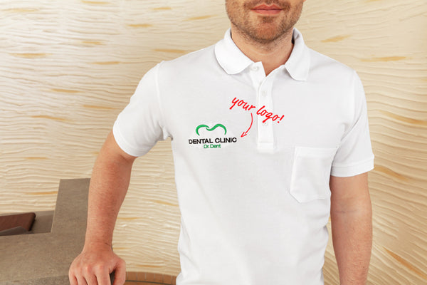 koszulka polo męska Cato; Kleidergröße L; biały