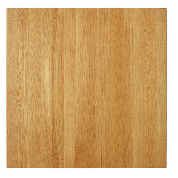 blat z drewna litego Kentucky lakierowany kwadratowy ; 60x60x3 cm (DxSxW); dąb/naturalny; kwadrat