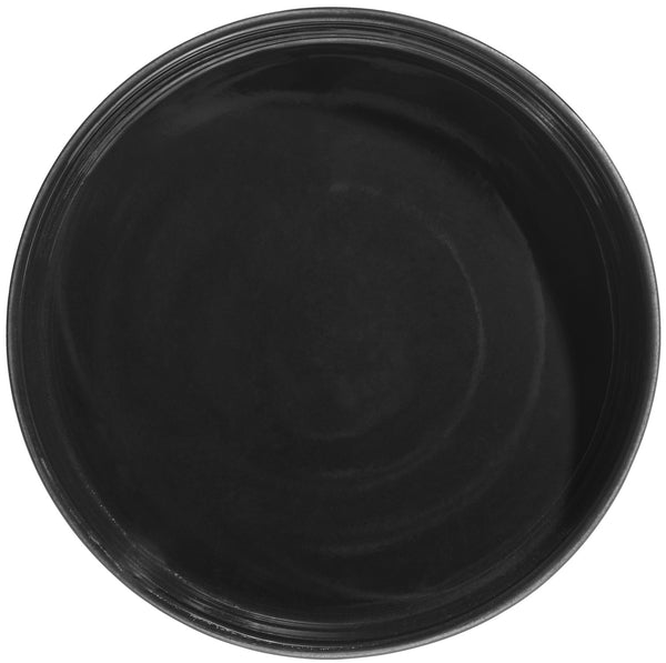 talerz z wysokim rantem Skady matowy; 750ml, 20.5x4 cm (ØxW); czarny; okrągły; 4 sztuka / opakowanie