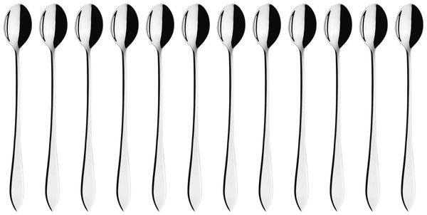 łyżka do lodów/longdrinków Salerno; 20.7 cm (D); srebro, Griff srebro; 12 sztuka / opakowanie