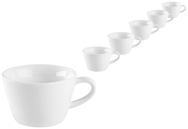 filiżanka do espresso Rio; 70ml, 6.5x4.5 cm (ØxW); biały; okrągły; 6 sztuka / opakowanie