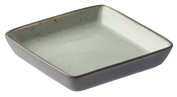 mini półmisek Stat prostokątny; 10x10x1.7 cm (DxSxW); szary; kwadrat; 12 sztuka / opakowanie