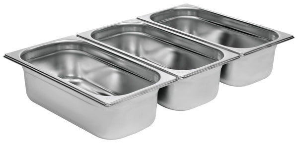 pojemnik GN Premium  1/3; Größe GN 1/3, 5500ml, 32.5x17.6x15 cm (DxSxG); srebro