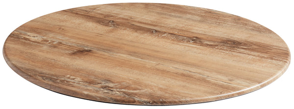 blat Finando okrągły; 80 cm (Ø); wiśnia antyk; okrągły