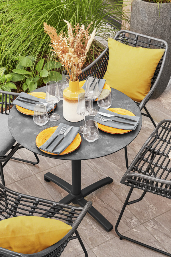 podstawa Taipa; 66x66x72 cm (SxDxW); czarny