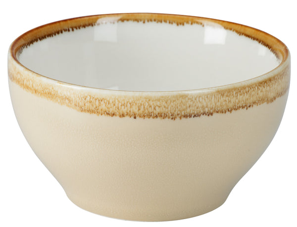 miska Glaze; 500ml, 14x8.5 cm (ØxW); piasek; okrągły; 6 sztuka / opakowanie