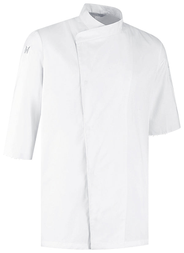 Herrenkochjacke Bastien; Kleidergröße M; biały