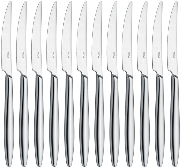 nóż stołowy Sydney; 22.7 cm (D); srebro, Griff srebro; 12 sztuka / opakowanie