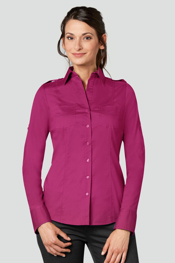 bluzka damska Kate długi rękaw; Kleidergröße 36; jeżyna