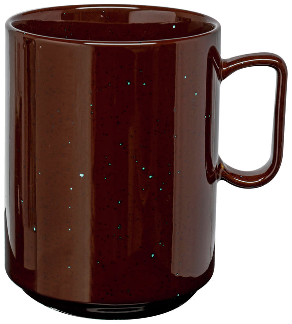 kubek Alessia; 320ml, 7.5x10 cm (ØxW); brązowy; okrągły; 6 sztuka / opakowanie