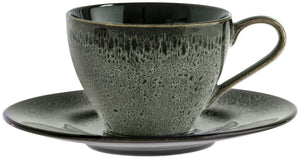 spodek do filiżanki do kawy Nano; 16.5 cm (Ø); czarny; okrągły; 6 sztuka / opakowanie