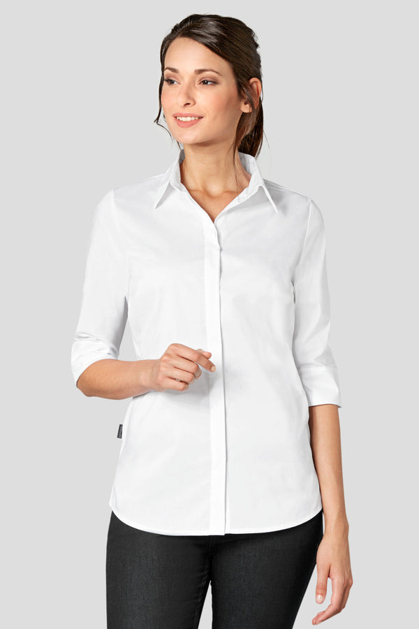 bluzka damska Fiore rękaw 3/4; Kleidergröße 44; biały