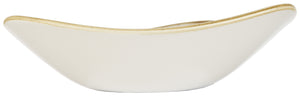 Bowl Stonecast Barley White dreieckig; 260ml, 15.3 cm (S); biały/brązowy; trójkątny; 12 sztuka / opakowanie