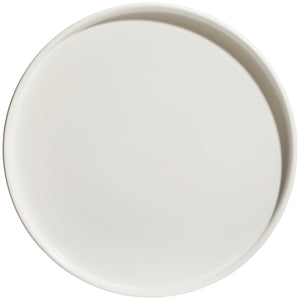 talerz z niskim rantem Skady matowy; 30x2.5 cm (ØxW); biel kremowa; okrągły; 2 sztuka / opakowanie