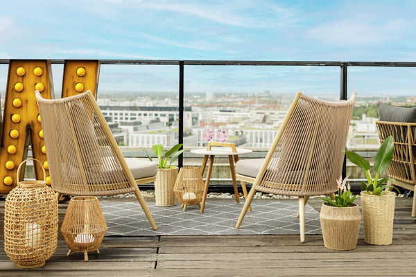 stolik kawowy Gimani okrągły; 50x53 cm (ØxW); ecru; okrągły